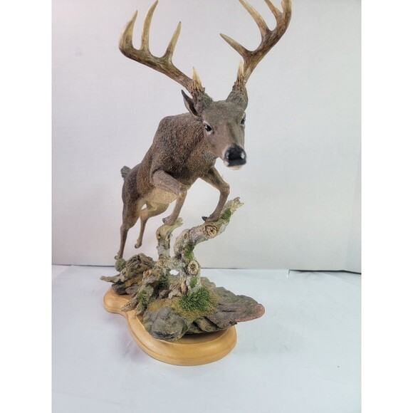 Other - Simpkins Whitetail Buck Deer Figurine Leaping Wildlife Sculpture 13" Repaire